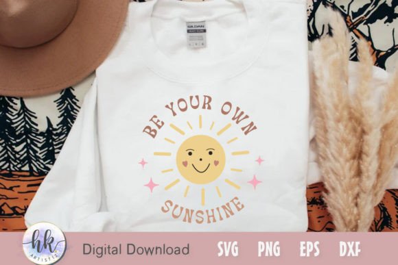 Be Your Own Sunshine Retro SVG