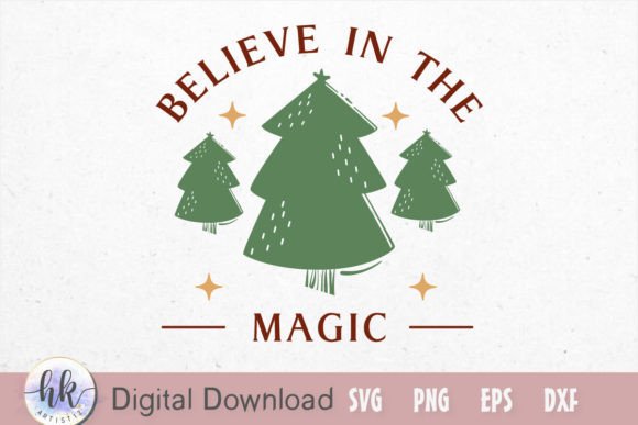 Believe in the Magic Retro SVG: Graphics for Crafts & Branding