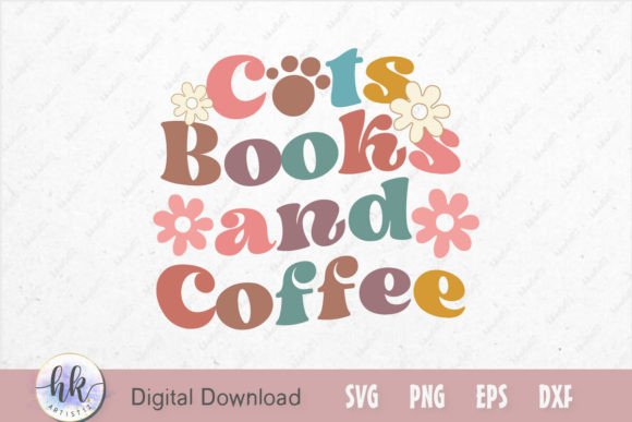 Cats Books and Coffee SVG: Crafts & Graphics Review