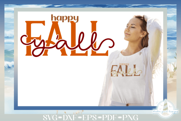 Happy Fall Yall SVG Graphics for Crafts