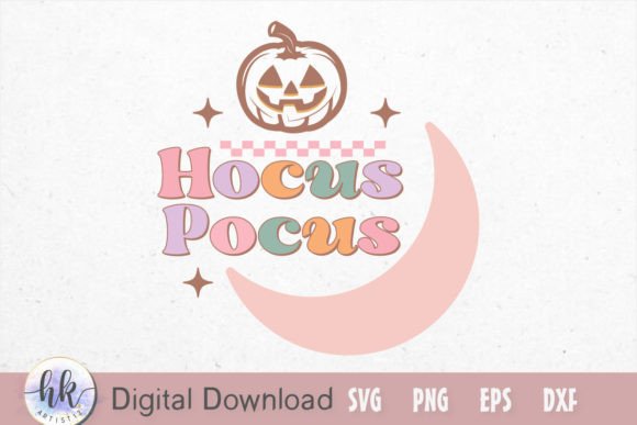 Hocus Pocus Retro SVG: Graphics for Crafts & Seasonal Branding