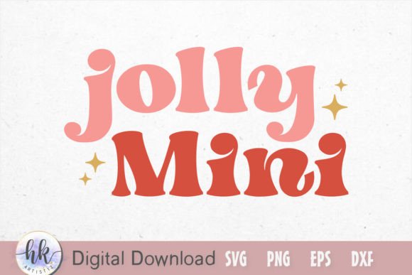 Jolly Mini Retro SVG: Graphics for Crafts & Content
